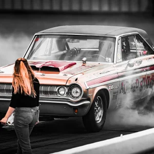 '64 Polara burnout! 