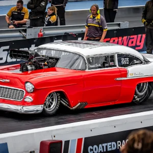 David Smith's 'Stranger Thing' 55 Chevrolet Bel Air Pro Modified drag race car