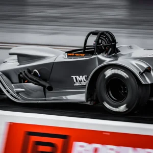 David Fulton racing at Santa Pod in a 27 Brogie T Roadster