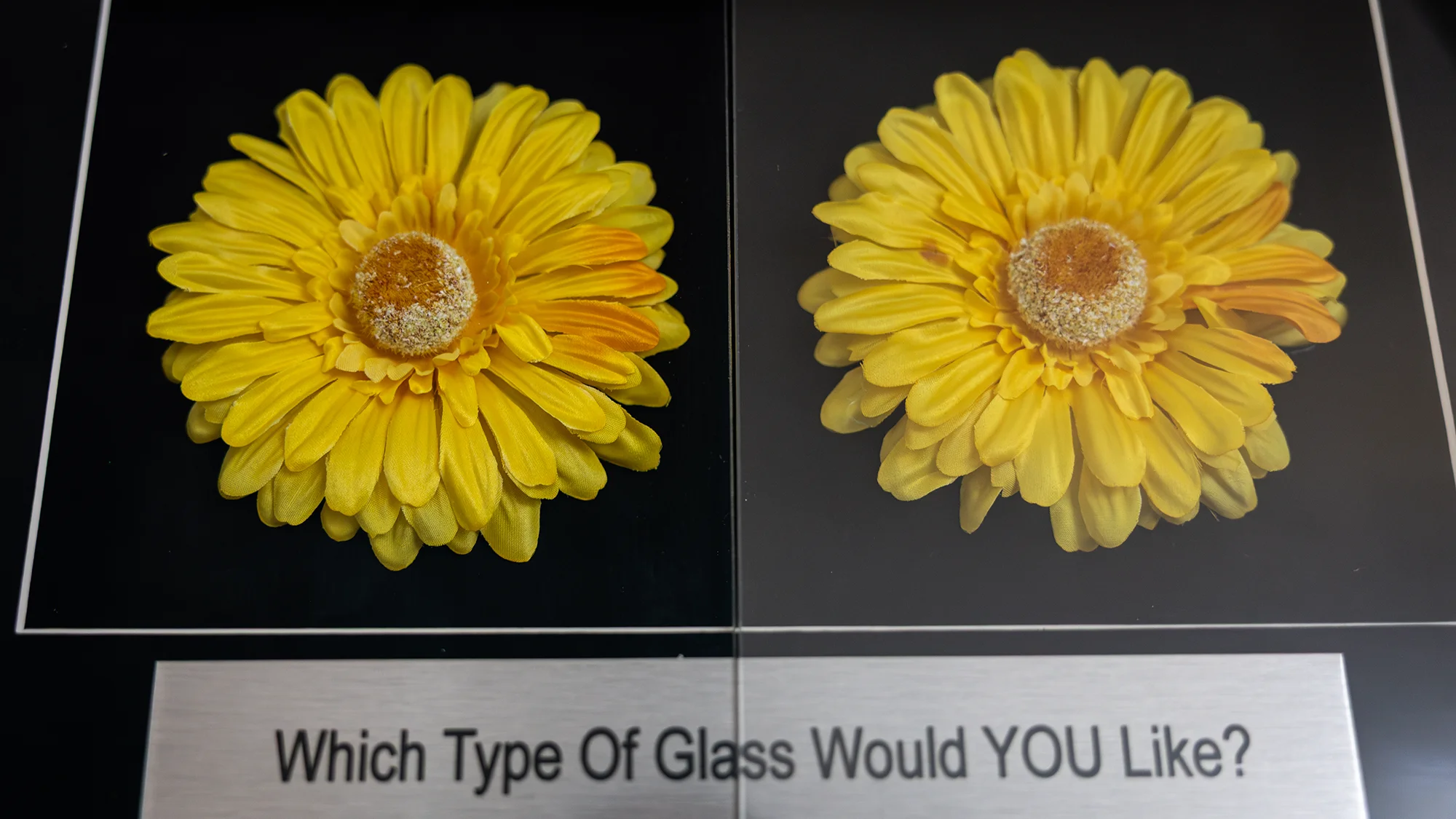 Comparison of Standard vs Artglass AR 70