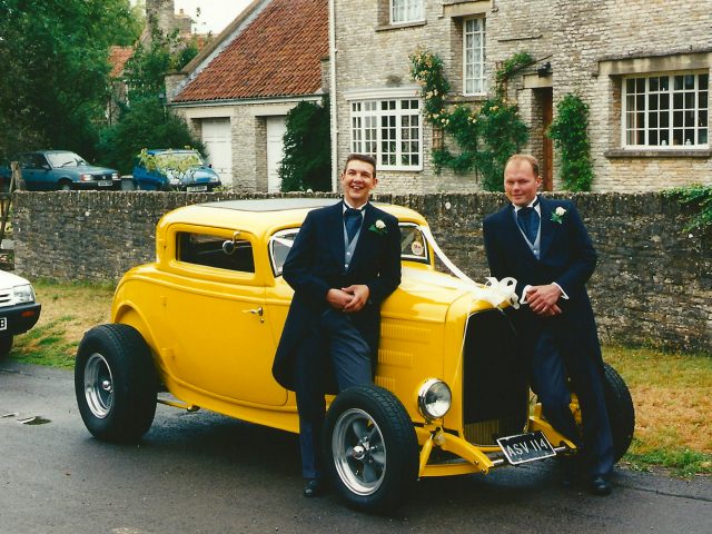 The Groom's car, 1996, thank you Phil Thomas